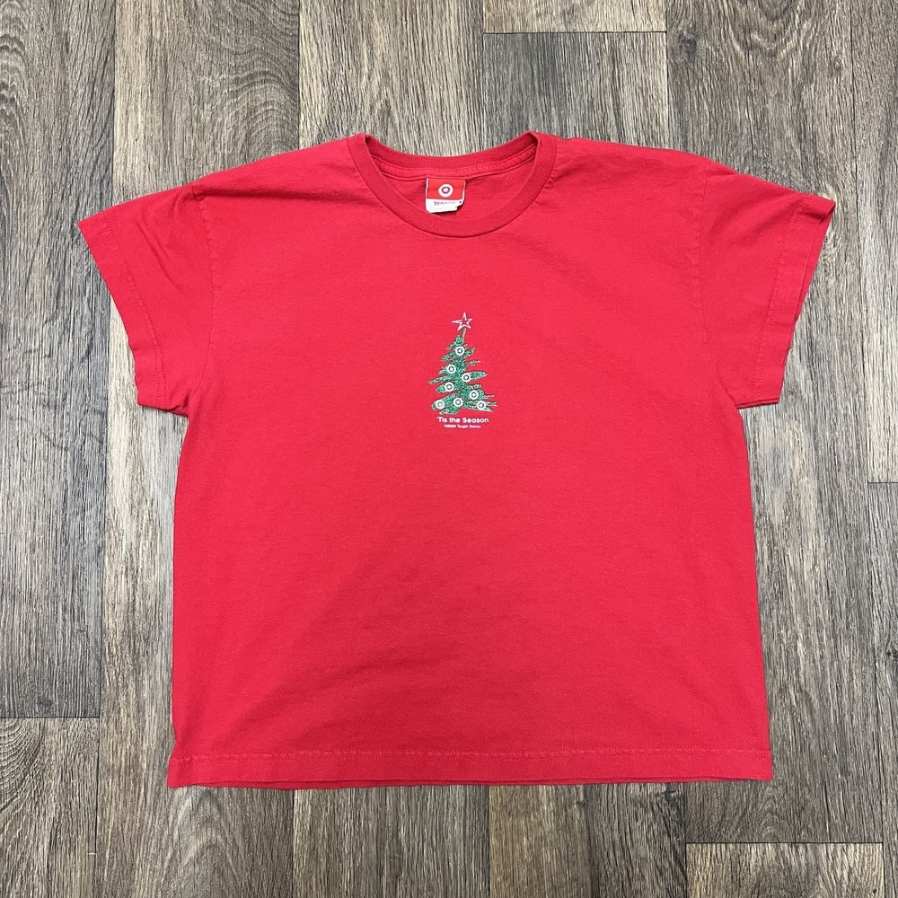 vintage Targer 2000s Christmas red shirt size large